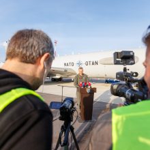 Šiauliuose dislokuoti NATO žvalgybiniai orlaiviai: matome, ką veikia agresyvus kaimynas