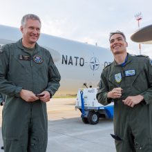 Šiauliuose dislokuoti NATO žvalgybiniai orlaiviai: matome, ką veikia agresyvus kaimynas