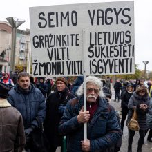 Dėl NT mokesčio protestavo daugiau tautiečių nei leista: žmonės nebuvo ramūs