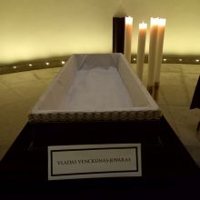 Lazdijų rajone bus palaidotas partizanas V. Venckūnas-Jovaras