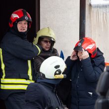 Pareigūnai neigia gandus: į vėliau sprogusį Viršuliškių daugiabutį vyko dėl kitos priežasties