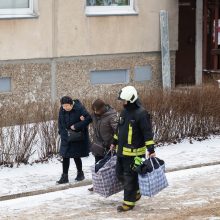 Pareigūnai neigia gandus: į vėliau sprogusį Viršuliškių daugiabutį vyko dėl kitos priežasties