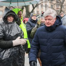 Po K. Navicko pasisakymo žemdirbiai ėmė skanduoti: „Gėda! Gėda!“