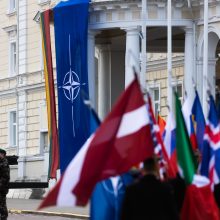 G. Nausėda narystės NATO minėjimo ceremonijoje: taika Europoje nėra savaime suprantamas reiškinys