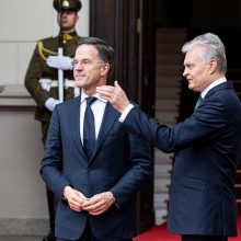 G. Nausėda: Lietuva remia M. Ruttes kandidatūrą į NATO vadovus