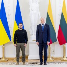 Vilniuje viešintis V. Zelenskis: Ukrainai reikia pakvietimo į NATO 