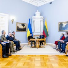 Vilniuje viešintis V. Zelenskis: Ukrainai reikia pakvietimo į NATO 