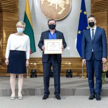 Dvylikai kūrėjų įteiktos Vyriausybės kultūros ir meno premijos