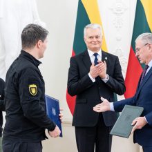 Į Vilnių atvykęs V. Zelenskis: mes labai dėkingi už lietuvių paramą