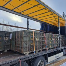 Lietuva perdavė Ukrainai naują karinės paramos krovinį: šovinių ir šaudmenų