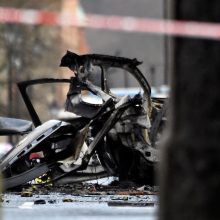 Šiaurės Airijoje prie teismo rūmų sprogo automobilyje padėta bomba