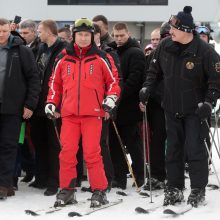 Rusijos ir Baltarusijos prezidentai slidinėdami aptaria abiejų šalių „integraciją“