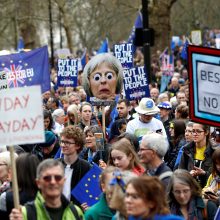 Londone – masinė demonstracija prieš „Brexit“