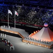 Japonijos imperatorius paskelbė Tokijo olimpines žaidynes atidarytomis