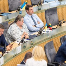 Seimo vadovė: opozicijos veiksmai dėl R. Žemaitaičio apkaltos parodė, kad ribos nutrintos