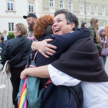 LGBT vaiko mama apie palaikymo renginį prie Prezidentūros: to nesitikėjau