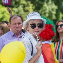 Sostinėje – tūkstantinė „vaivorykštės“ minia: eitynėse incidentų neužfiksuota