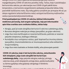 COVID-19 vakcina ir epilepsija: ar skiepytis?