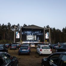 Paluknio aerodrome tautiečius linksmino atlikėjas „Junor A“