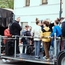 Palaikydami Ukrainą operos solistai kartu su Monika Liu atliko „Kalush Orchestra“ dainą 