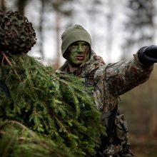 Lietuvos ir Vokietijos kariai treniruojasi tarptautinėse pratybose „Didysis erelis 24“