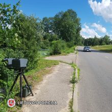 Policija skelbia prevencinę akciją „Mažink greitį – pažink Trakų rajoną“