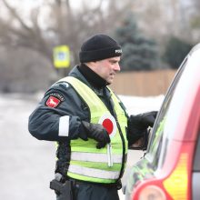 Reido Kaune rezultatas – praradę teises vairuotojai, keleiviai be saugos diržų