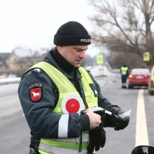 Reido Kaune rezultatas – praradę teises vairuotojai, keleiviai be saugos diržų