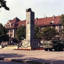 Reliktas: Klaipėdoje sovietmečiu stovėjo ir dar vienas paminklas, skirtas sovietų pergalei prieš hitlerinę Vokietiją, tačiau jis 1991 m. buvo nuverstas, nors jį ir saugojo Lietuvoje tuomet dar buvusios sovietinės kariuomenės tanketės.