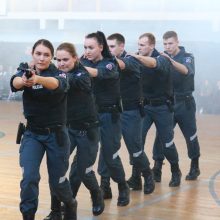 Moksleiviai domėjosi policininkų kasdienybe