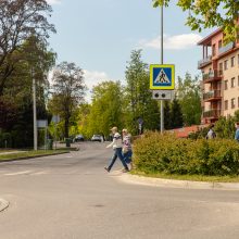 Kaunietis nerimauja dėl gresiančios nelaimės: vairuotojai mūsų nemato