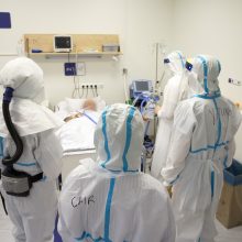 Epidemiologė: per parą šimtui COVID-19 sergančių pacientų prireikia deguonies