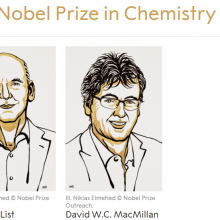 Nobelio chemijos premija atiteko organinių katalizatorių kūrėjams iš JAV ir Vokietijos