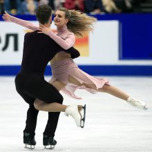Ledo šokių pora S. Ambrulevičius ir A. Reed pasaulio čempionate užėmė 17-ąją vietą