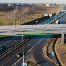 Atnaujintas eismas naujuoju Vievio viaduku