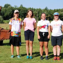 Iš kairės: O. Žukauskienė, I. Navickaitė, M. Jugelevičiūtė, S. Kobec.