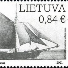 Pradžia: 2021 m. išėjo pašto ženklas su burlaiviu „Jūratė“, kuris yra pirmasis lietuviškas laivas.