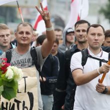 Protestuotojai Baltarusijoje reikalauja A. Lukašenkos atsistatydinimo