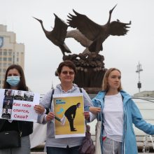Protestuotojai Baltarusijoje reikalauja A. Lukašenkos atsistatydinimo