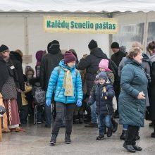 Puošnioji eglė į sostinę atviliojo net šešis Kalėdų Senelius 