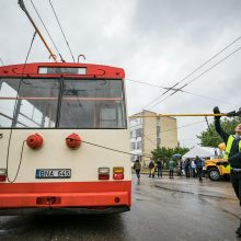 Sostinės viešojo transporto vairuotojai varžėsi meistriškumo varžybose