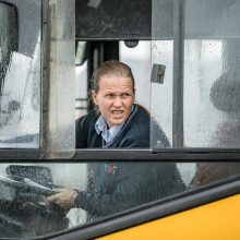 Sostinės viešojo transporto vairuotojai varžėsi meistriškumo varžybose