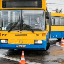 Sostinės viešojo transporto vairuotojai varžėsi meistriškumo varžybose