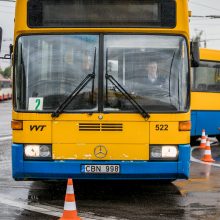 Sostinės viešojo transporto vairuotojai varžėsi meistriškumo varžybose