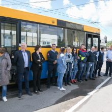 Sostinės viešojo transporto vairuotojai varžėsi meistriškumo varžybose