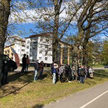 Klaipėdiečiai dainomis ir parašais siekia išsaugoti Tauralaukio ąžuolus