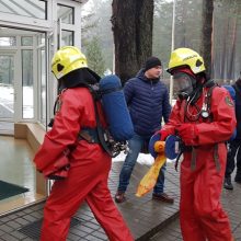 Ignalinos pasienio rinktinėje inscenizuotos situacijos: vyko saugos pratybos