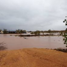 Susilpnėjo per Australijos šiaurės vakarus praslinkęs ciklonas