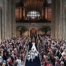 Princesės Eugenie vestuvės Didžiojoje Britanijoje: susirinko pasaulio garsenybės