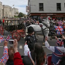 Princesės Eugenie vestuvės Didžiojoje Britanijoje: susirinko pasaulio garsenybės